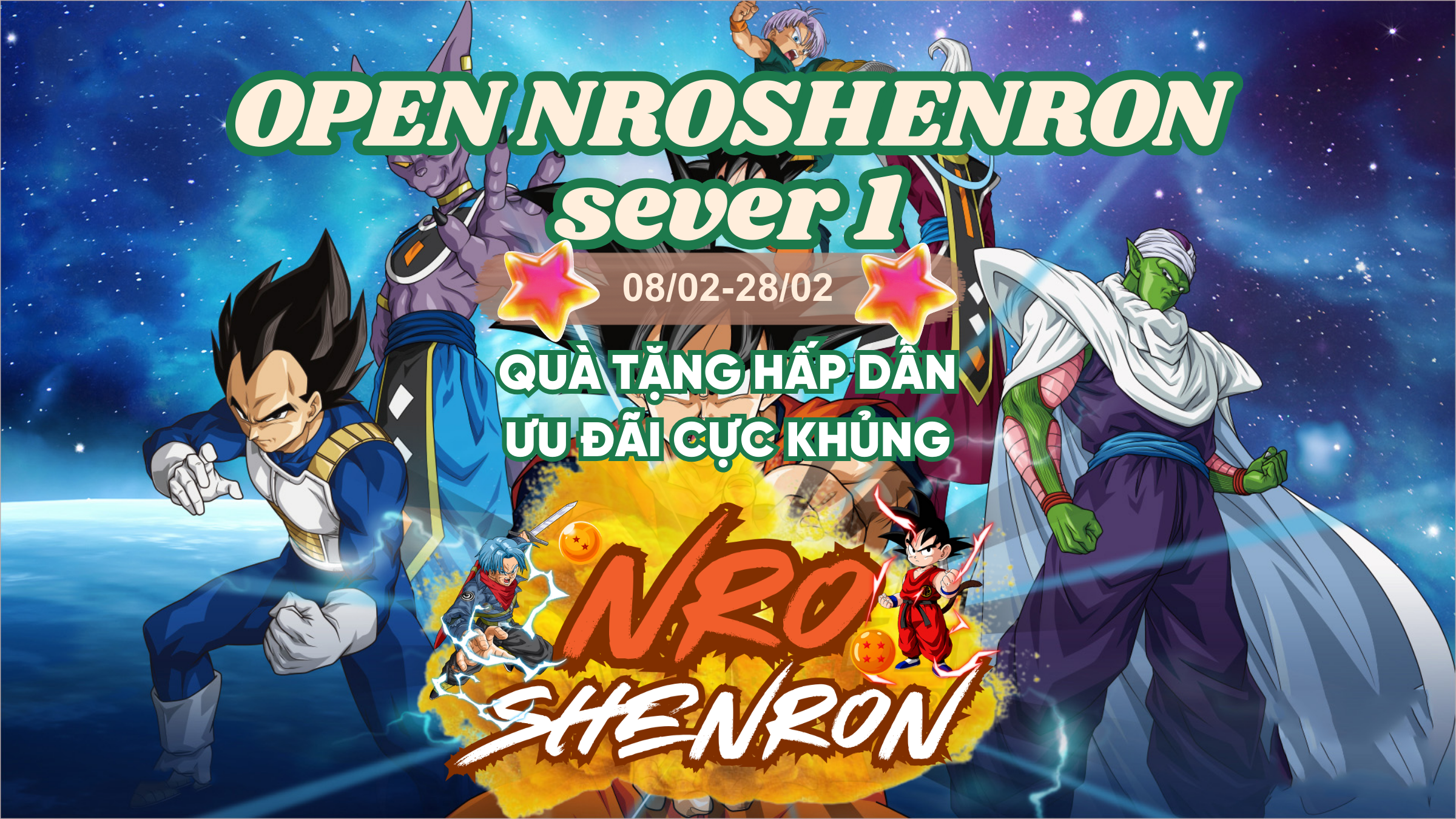 ✨CHÍNH THỨC OPEN ALPHA - NRO SHENRON✨